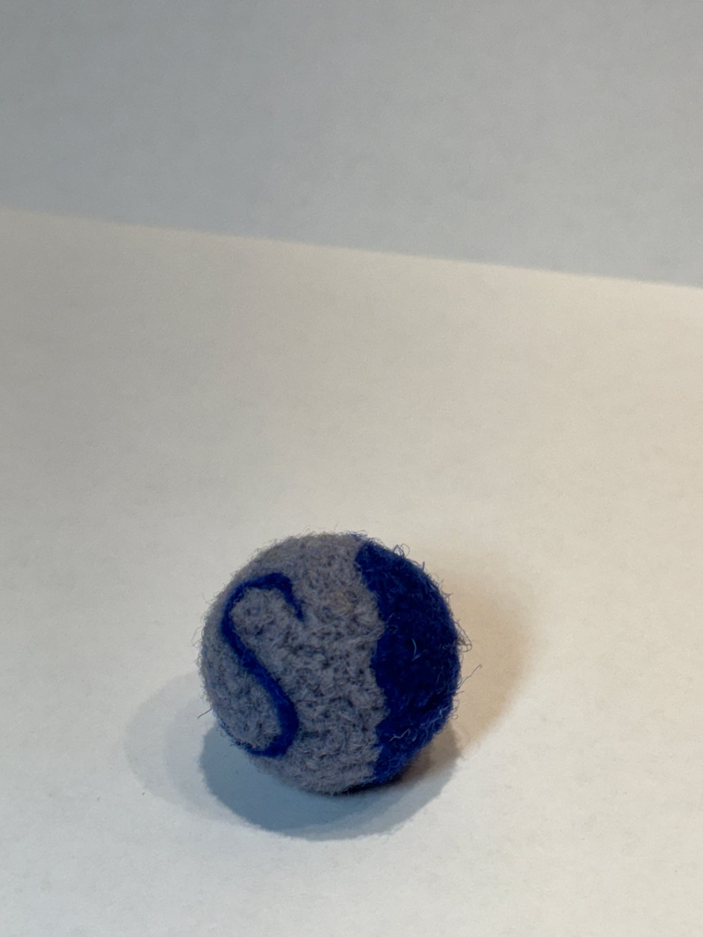 Custom wool cat toy with your pet's name letter