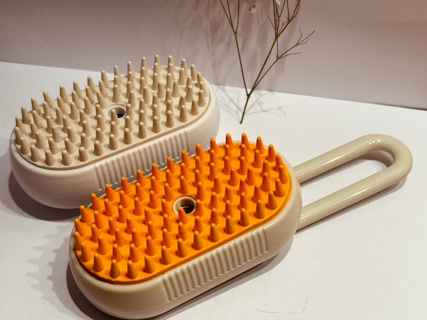 Electric massage steam brush for pets
