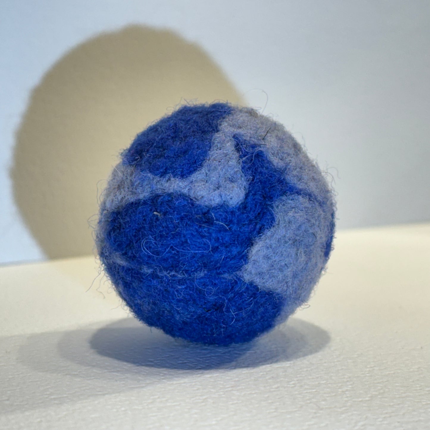 NEW Natural wool handmade ball toy for pets "Marble"