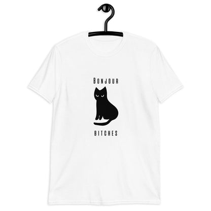 Short-Sleeve Unisex T-Shirt "Bonjour bitches"