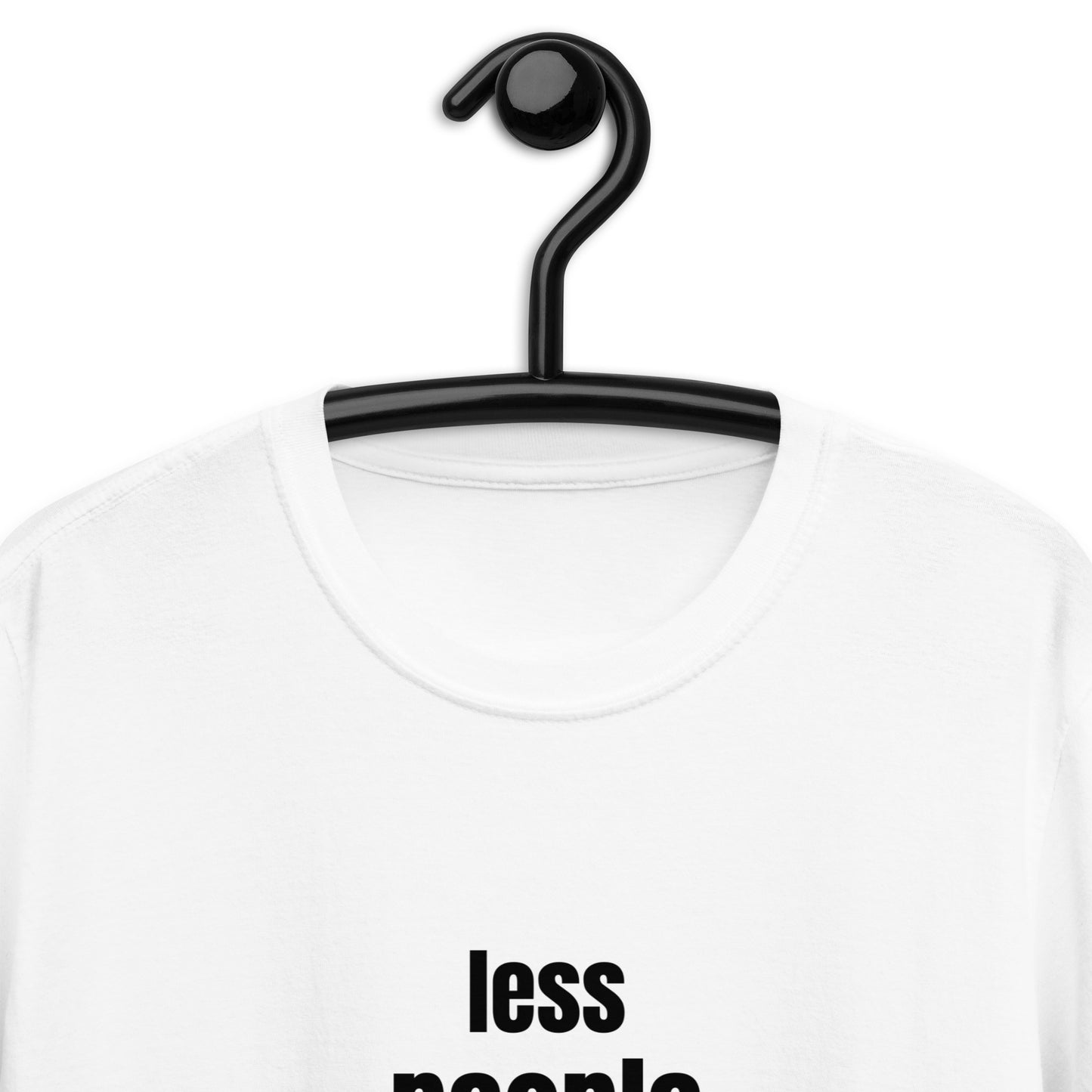 Short-Sleeve Unisex T-Shirt "Less people, more cats"